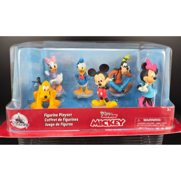 Disney Junior Mickey Mouse & Friends Figurine Playset 6 Pack Collectible Figures - Picture 1 of 8